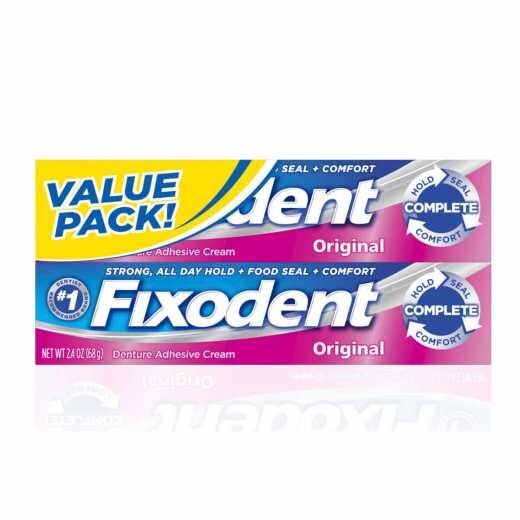 Capa do produto Fixodente Creme Original 2 Unidades