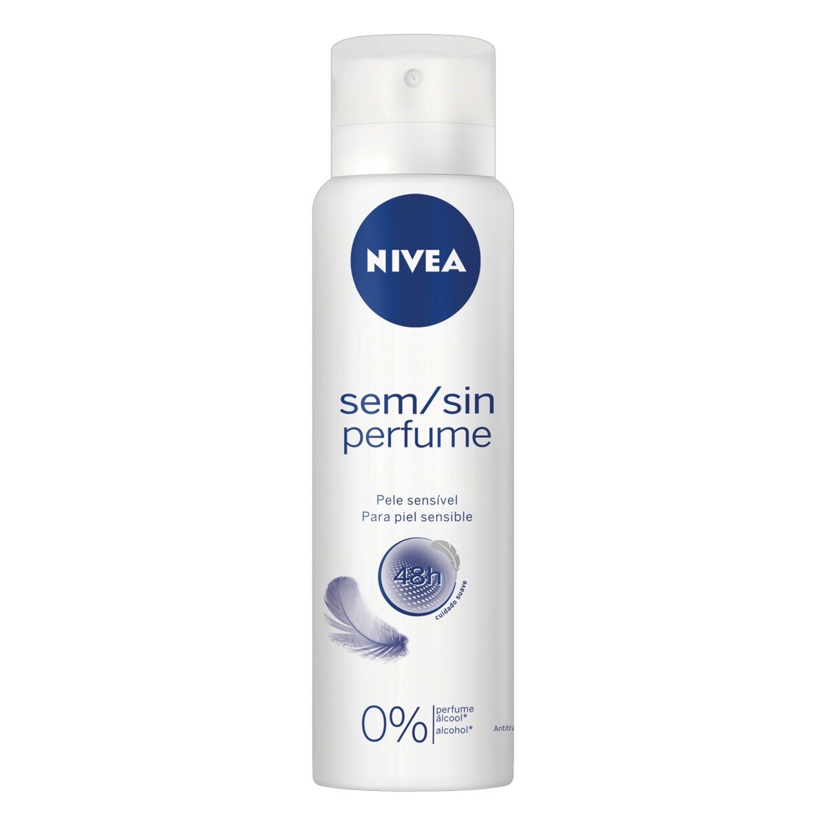 Capa do produto Desodorante Antitranspirante Feminino Nivea Sensitive & Pure Aerosol 150ml