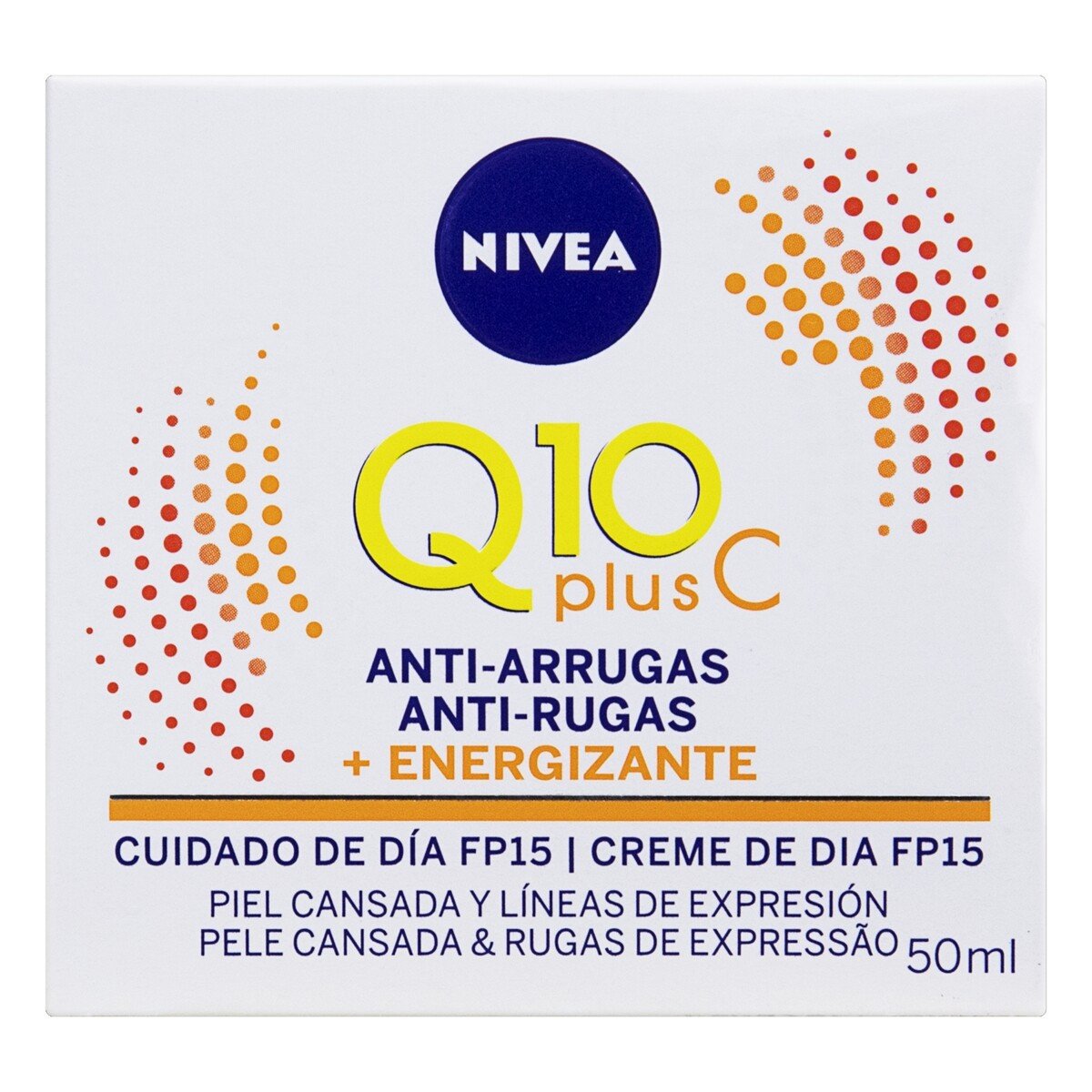 Capa do produto Creme Nivea Visage Facial Anti Rugas Q10 Plus Energizante Dia Fps15 51G