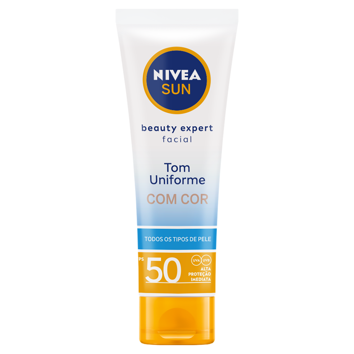 Capa do produto Protetor Solar Nivea Sun Beauty Expert Facial Fps50 50G