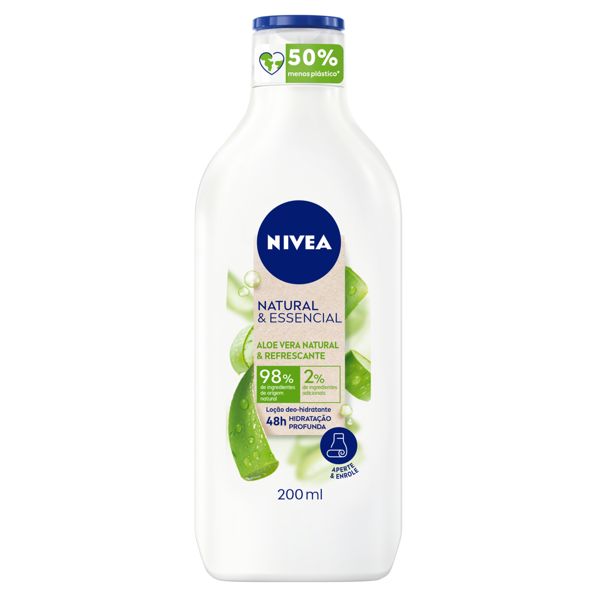 Capa do produto Loção Corporal Deo-Hidratante Aloe Vera Nivea Natural & Essencial Frasco 200Ml