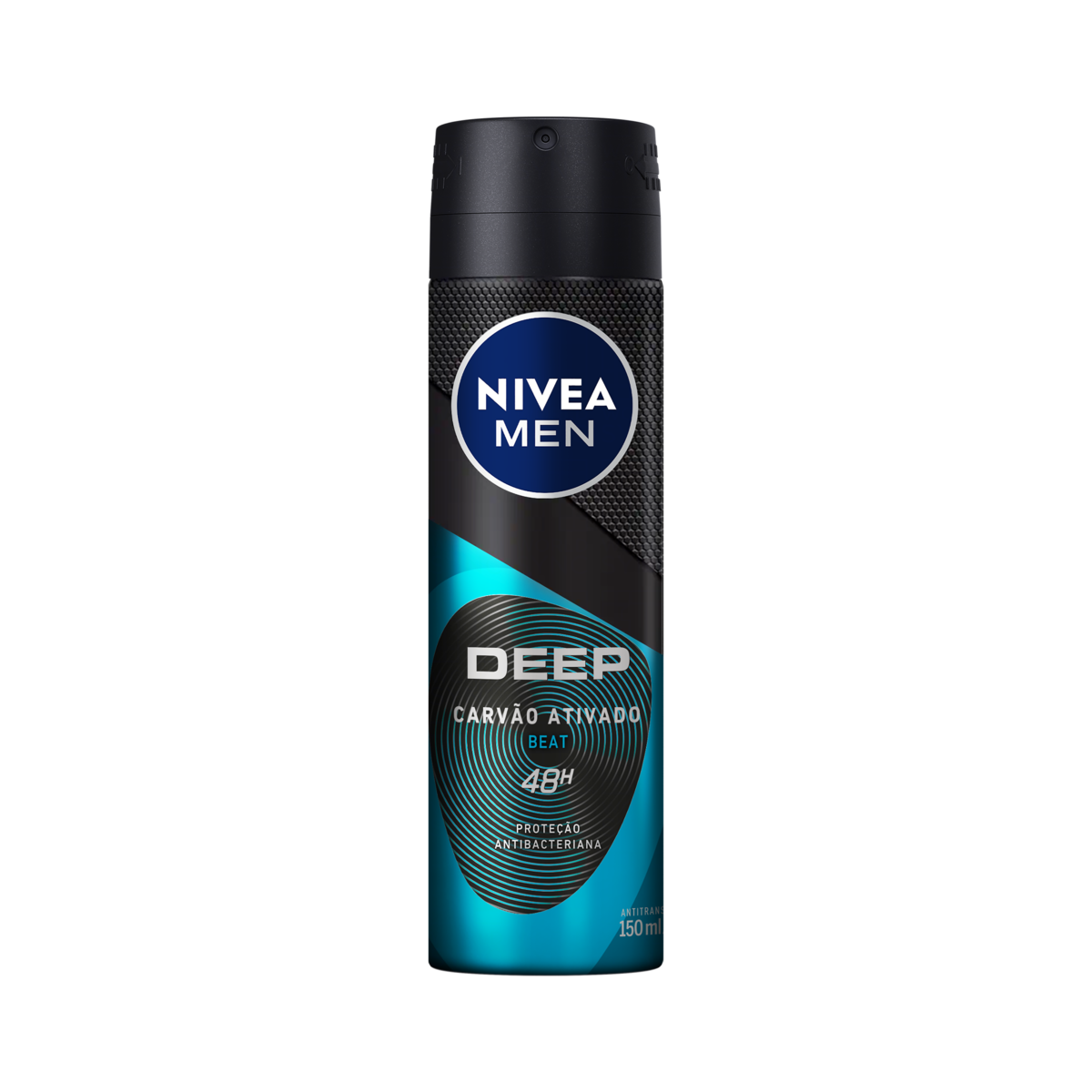 Capa do produto Antitranspirante Aerossol Carvão Ativado Beat Nivea Men Deep 150Ml