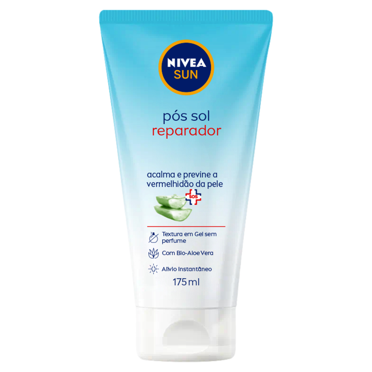 Capa do produto Pós-Sol Gel Reparador Nivea Sun Bisnaga 175Ml