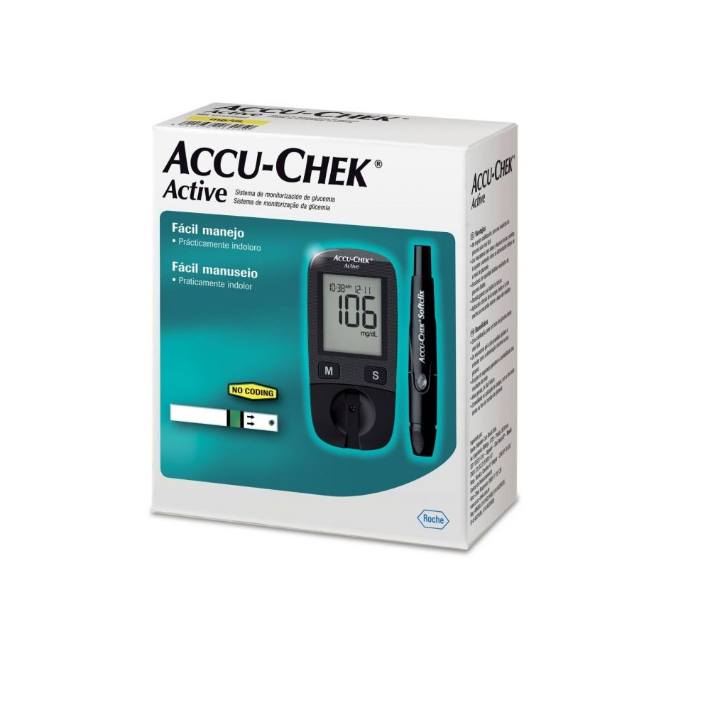 Capa do produto Kit Medidor de Glicose Accu-Chek Active Roche