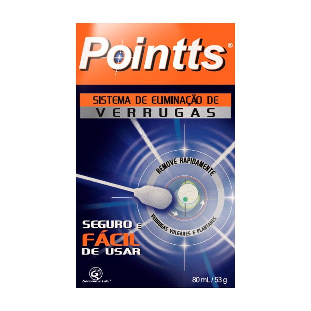 Capa do produto Pointts Antiverrugas Aerossol 80Ml + 12 Aplicadores