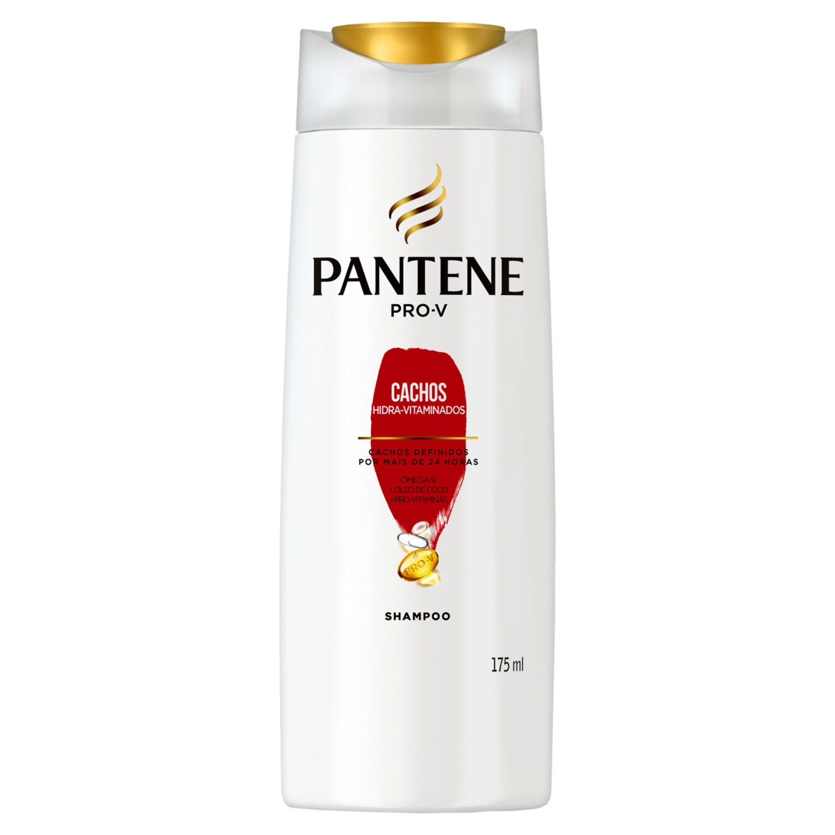 Capa do produto Shampoo Pantene Cachos Hidra Vitaminados 175Ml