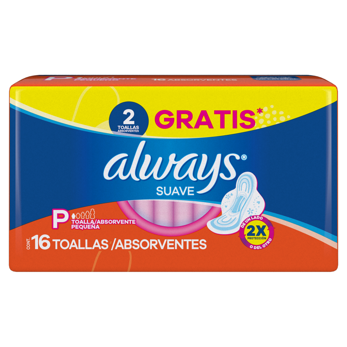 Capa do produto Absorvente Always Super Proteção Suave Com Abas 16 unidades