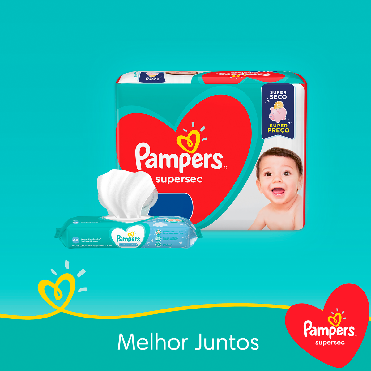Capa do produto Fralda Pampers Supersec G 80 unidades