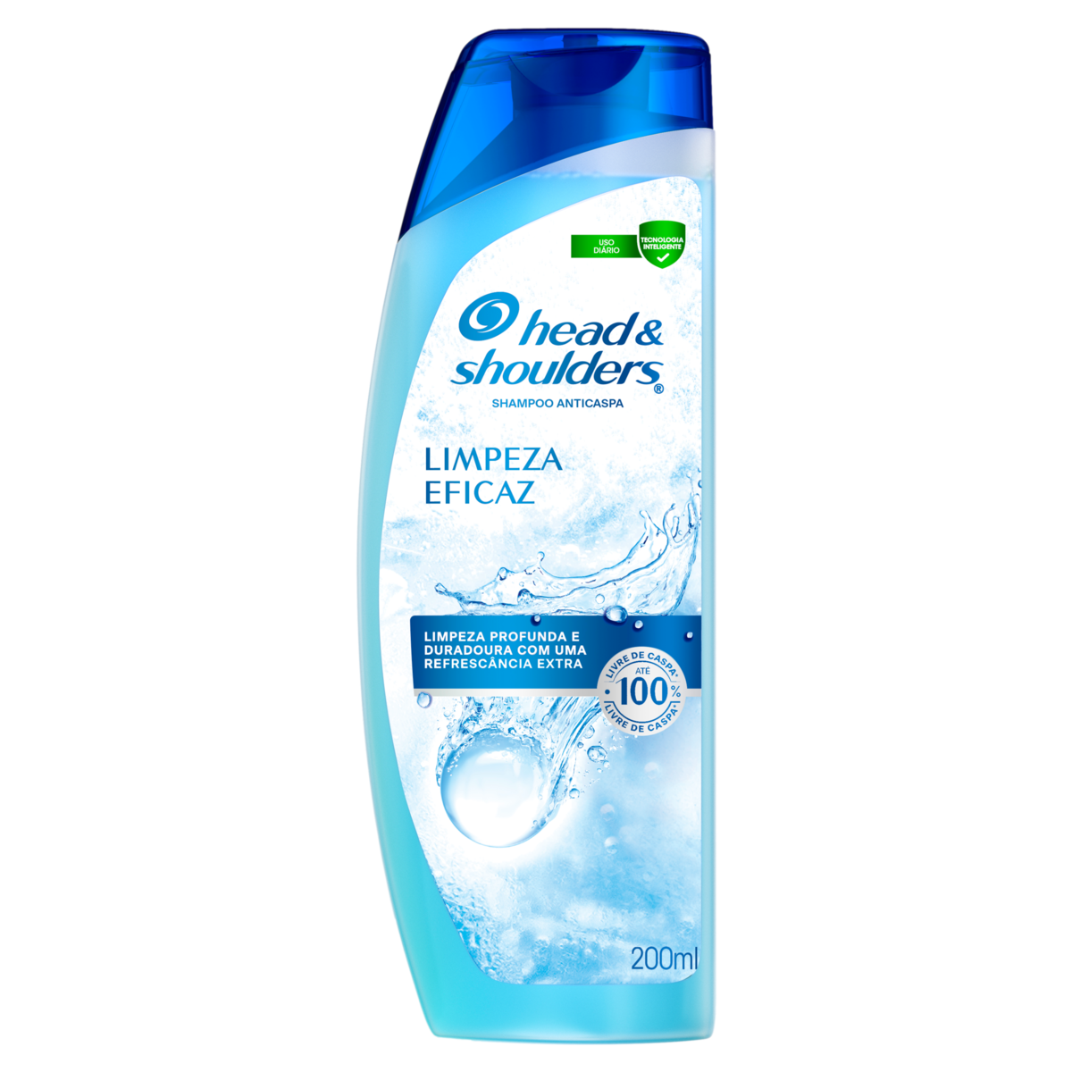 Capa do produto Shampoo Anticaspa Head & Shoulders Limpeza Eficaz Frasco 200Ml