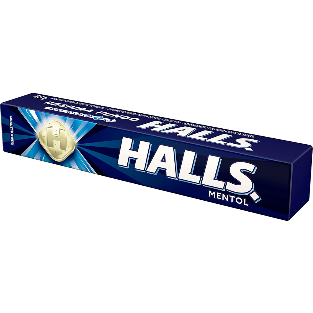 Capa do produto Bala Halls Mentol 28g