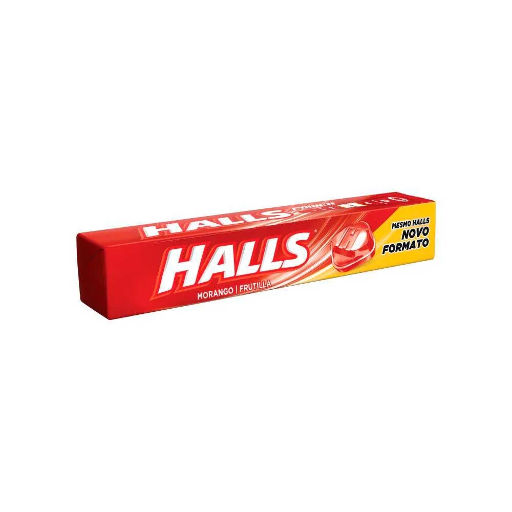 Capa do produto Bala Halls Morango 28g