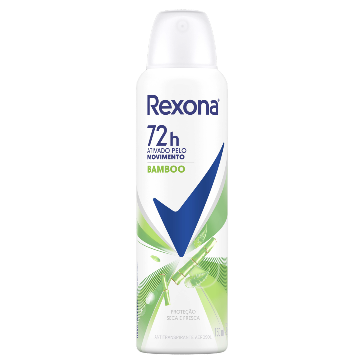 Capa do produto Desodorante Antitranspirante Rexona Women Bamboo & Aloe Vera Aerosol 150Ml