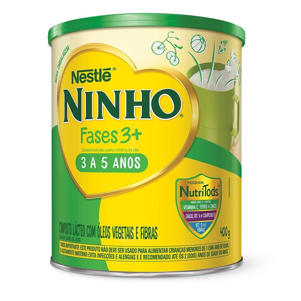 Capa do produto Composto Lácteo em Pó NINHO Fases 3+ 400g