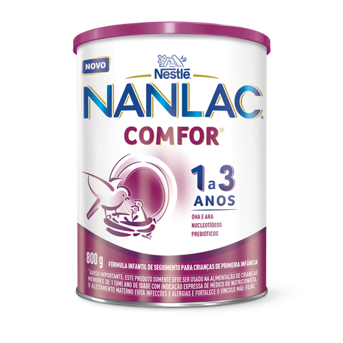 Fórmula Infantil Nanlac Comfor 1 a 3 Anos 800g