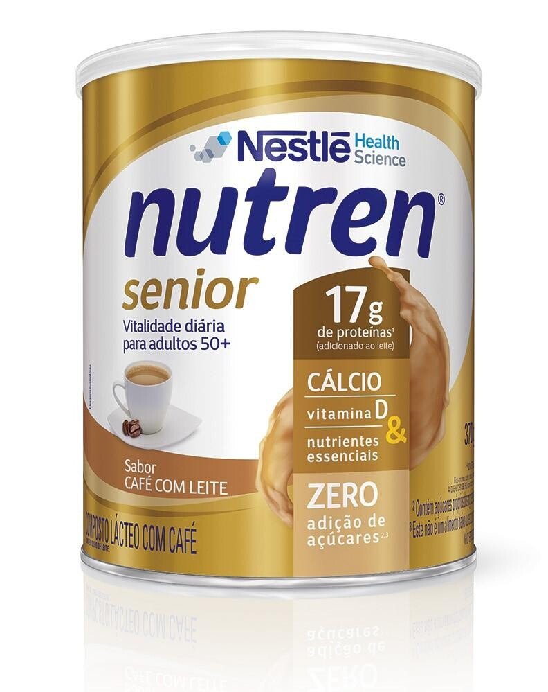 Capa do produto Suplemento Alimentar Nutren Senior Café Com Leite 370g