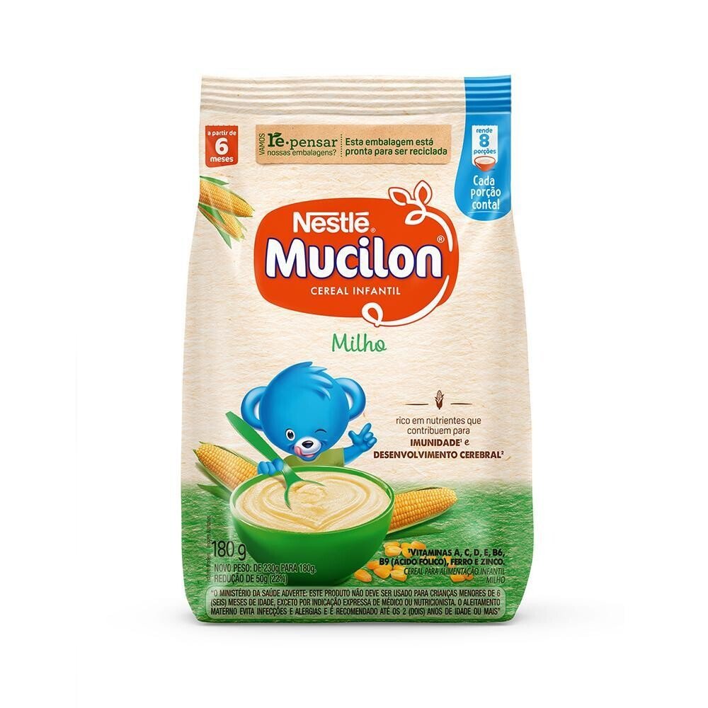 Capa do produto Cereal Infantil Mucilon Milho 180G