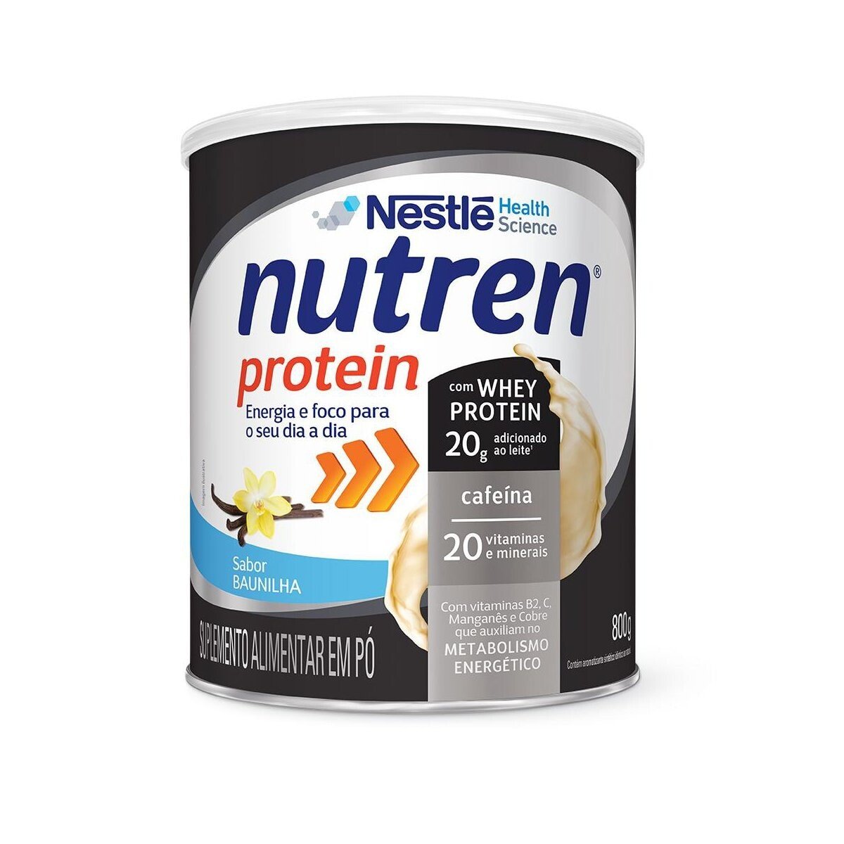 Capa do produto Nutren Protein Po Baunilha 800G
