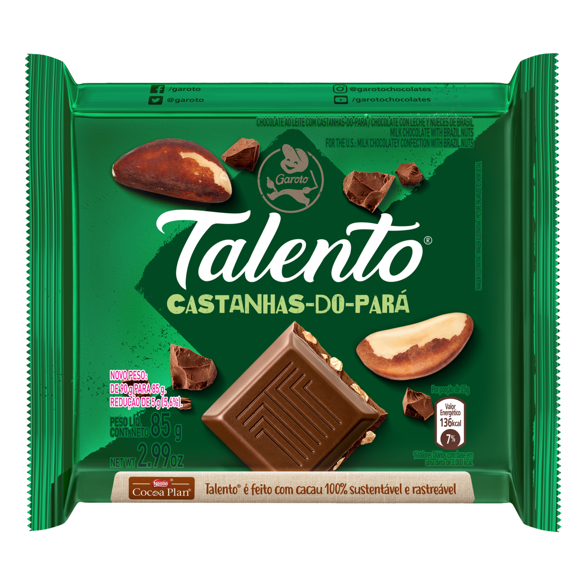 Capa do produto TALENTO TAB LEITE CSTN PARA 8(12X85G) XW