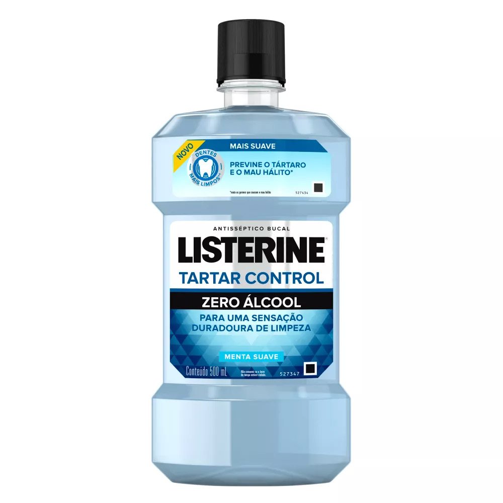 Capa do produto Antisséptico Bucal Listerine Tartar Control 500Ml