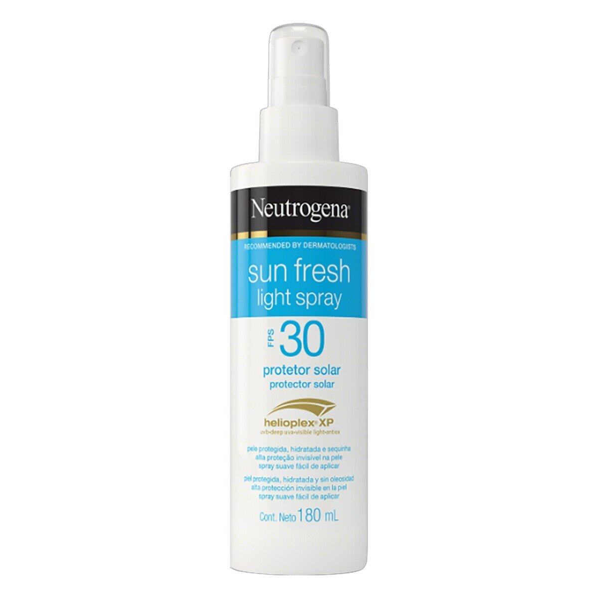 Capa do produto Neutrogena Sun Fresh Protetor Solar Light Spray Fps30 180Ml