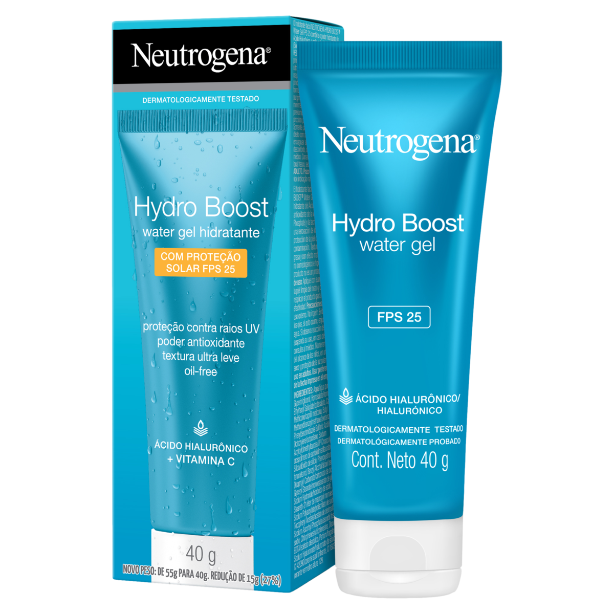 Capa do produto Hidratante Water Gel Fps 25 Neutrogena Hydro Boost Caixa 40G