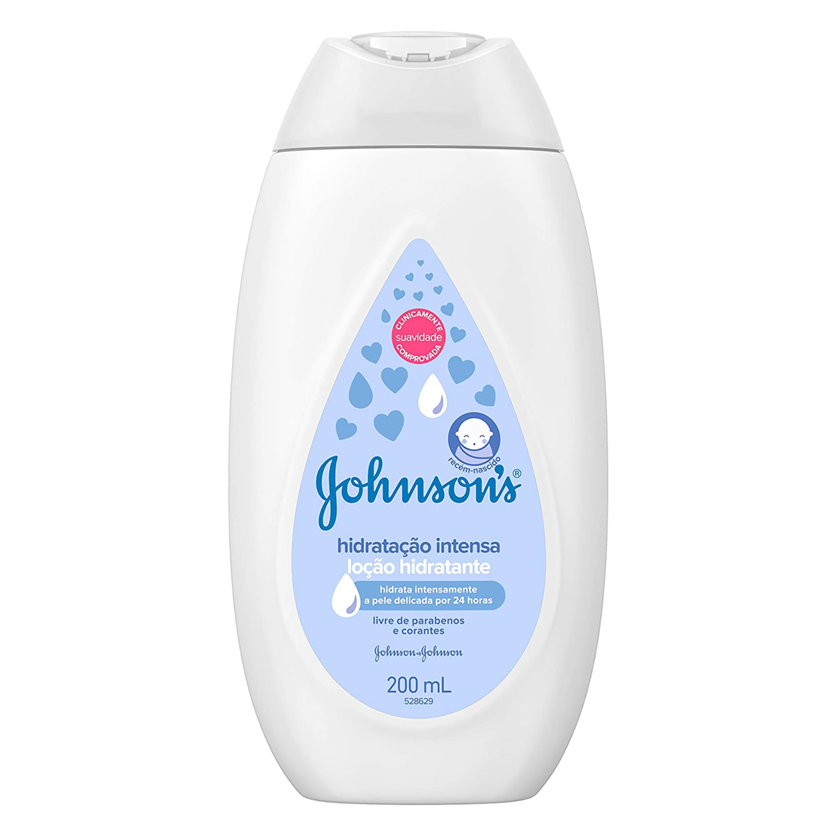 Capa do produto Loção Johnson's Baby Hidratação Intensa 200ml