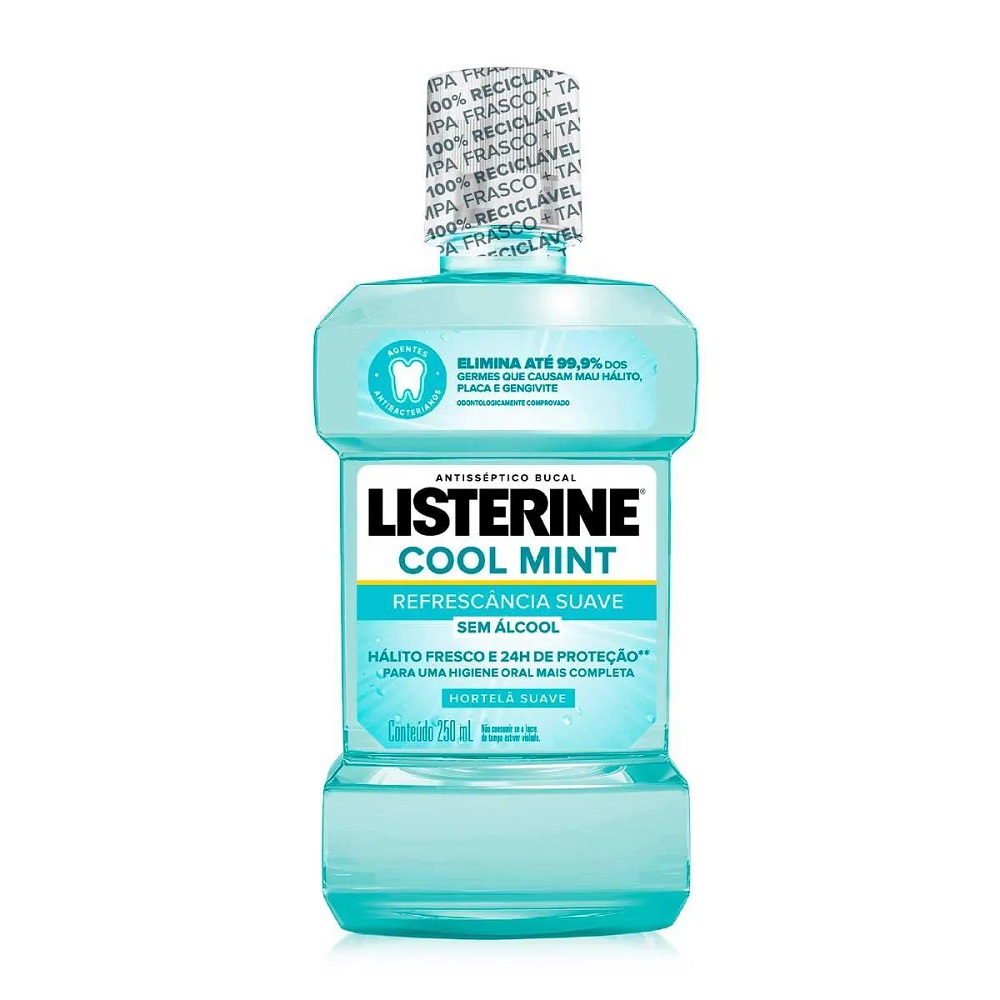 Capa do produto Antisséptico Bucal Listerine Tartar Control Menta Suave Zero 250Ml