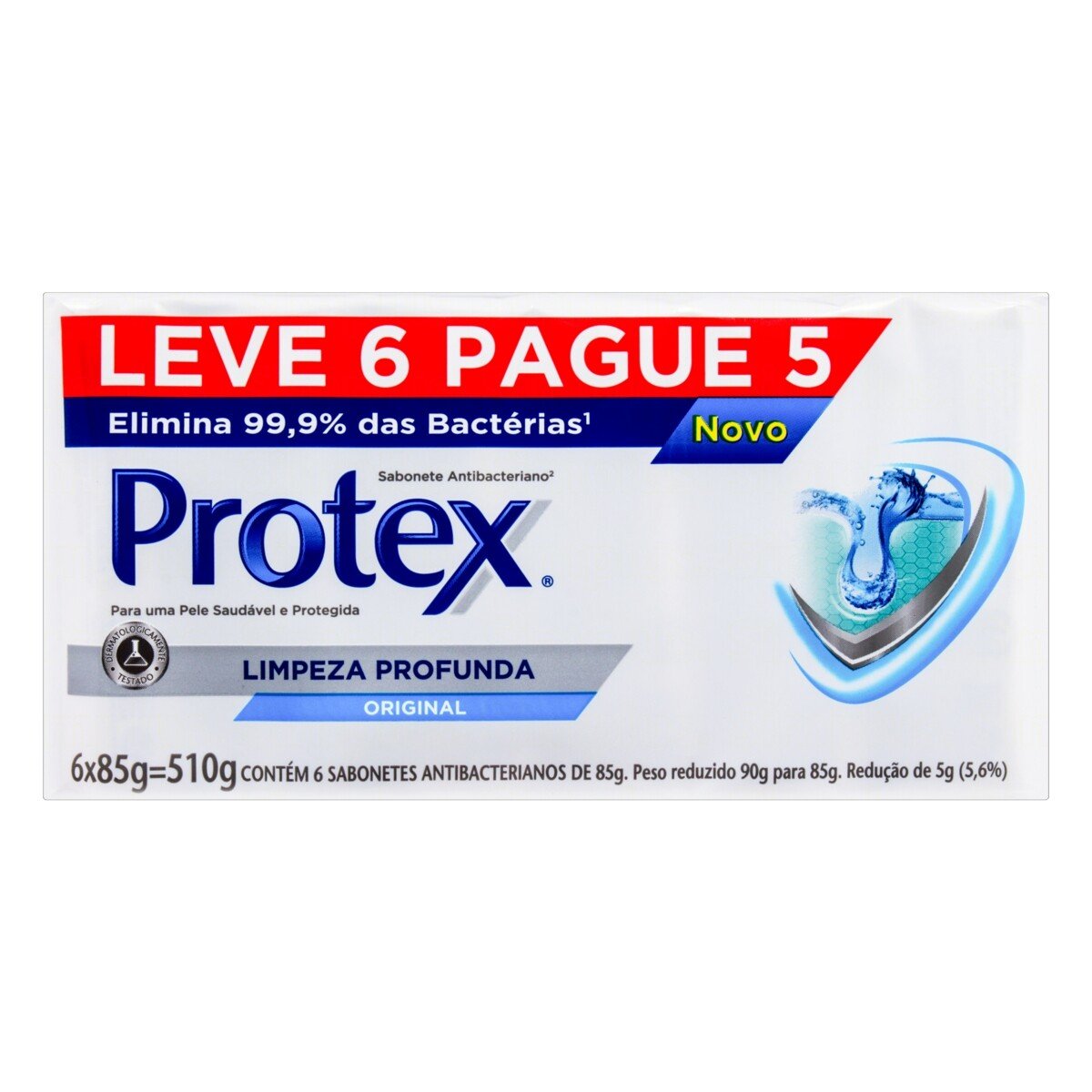 Capa do produto Sabonete Em Barra Protex Limpeza Profunda 85G