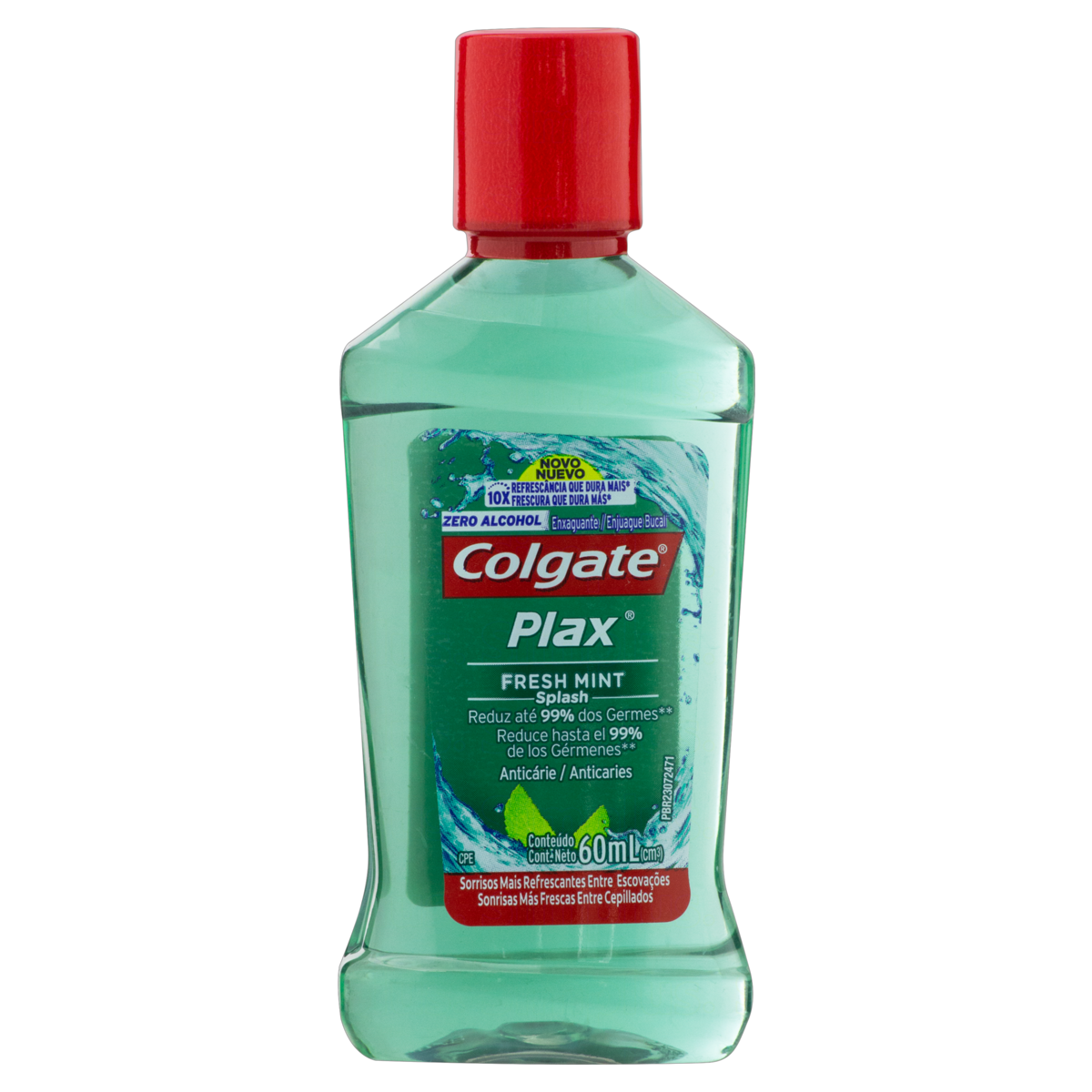 Capa do produto Enxaguante Bucal Colgate Plax Fresh Mint 60Ml