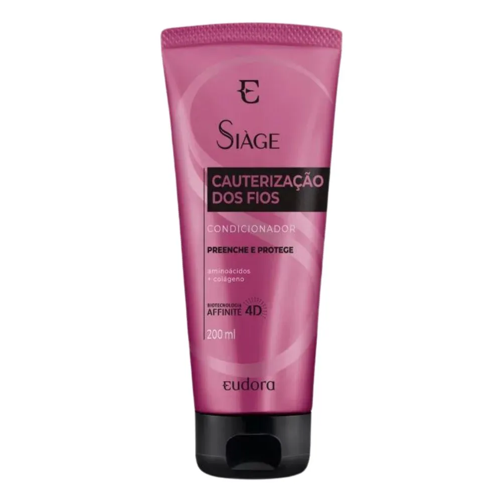Capa do produto Condicionador Eudora Siàge Cauterização Dos Fios 200Ml