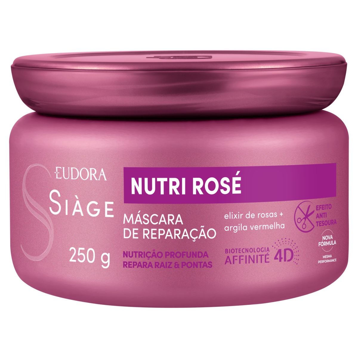 Capa do produto Máscara de Reparação Eudora Siàge Nutri Rosé 250g