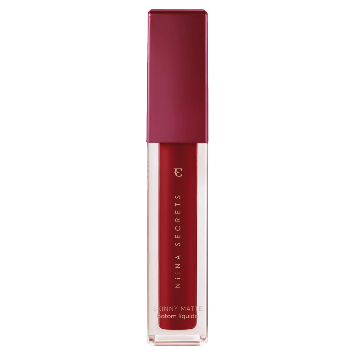 offer-product-image-Batom Líquido Vermelho Hibisco Eudora Niina Secrets Skinny Matte 5ml