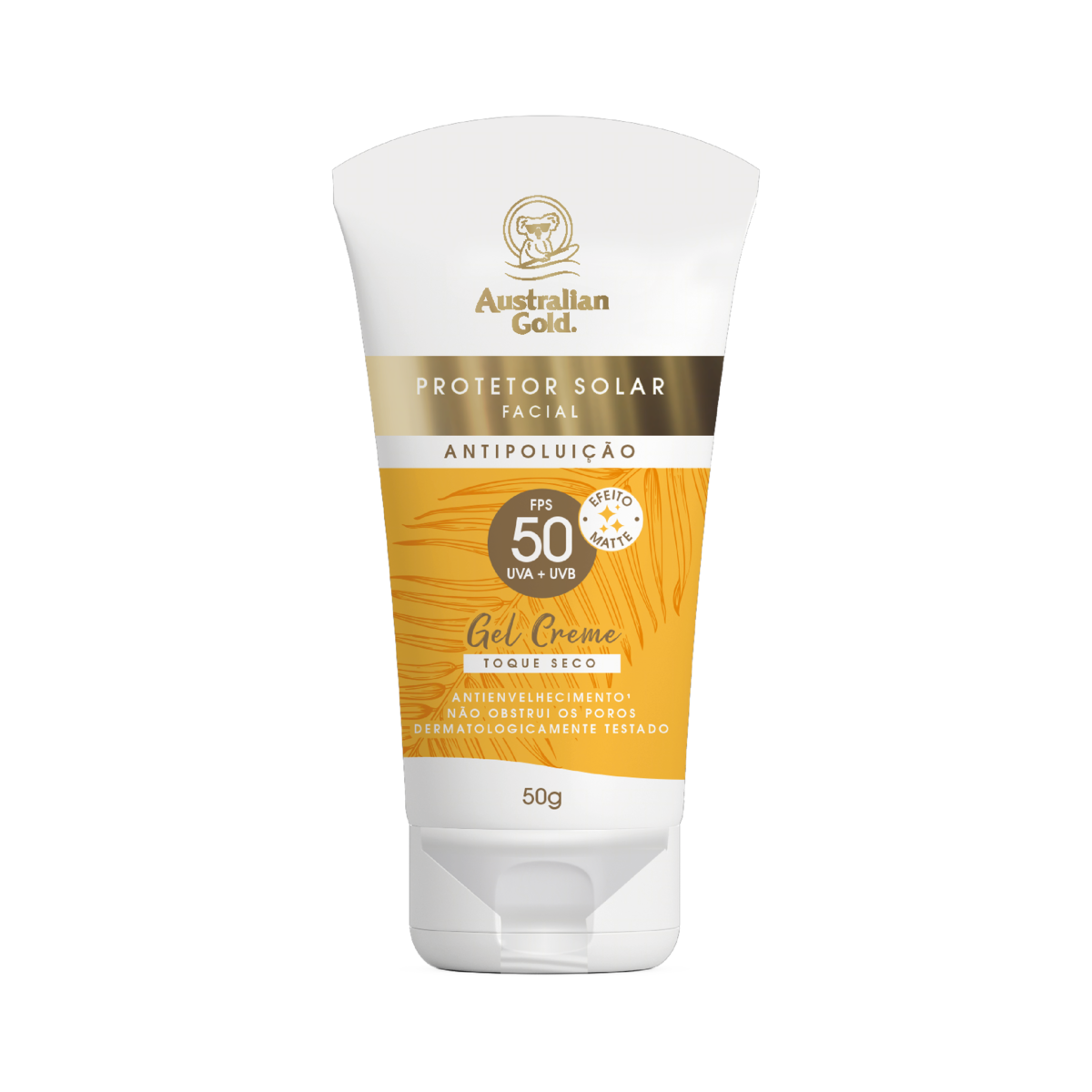Capa do produto Australian Gold Gel Creme Protetor Solar Facial Fps50 50 G X 1