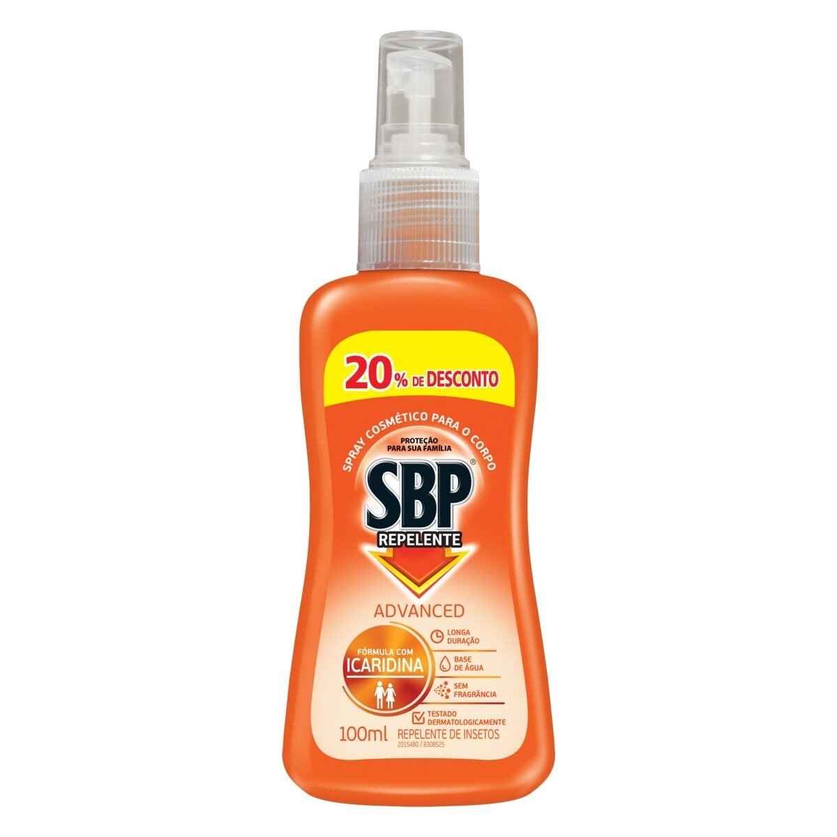 Capa do produto Repelente Sbp Advanced Spray 100Ml