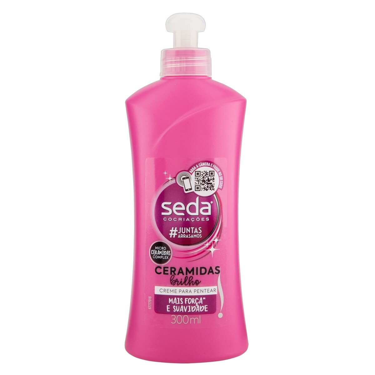 Capa do produto Creme Para Pentear Seda Sem Enxague Sos Ceramidas 300Ml