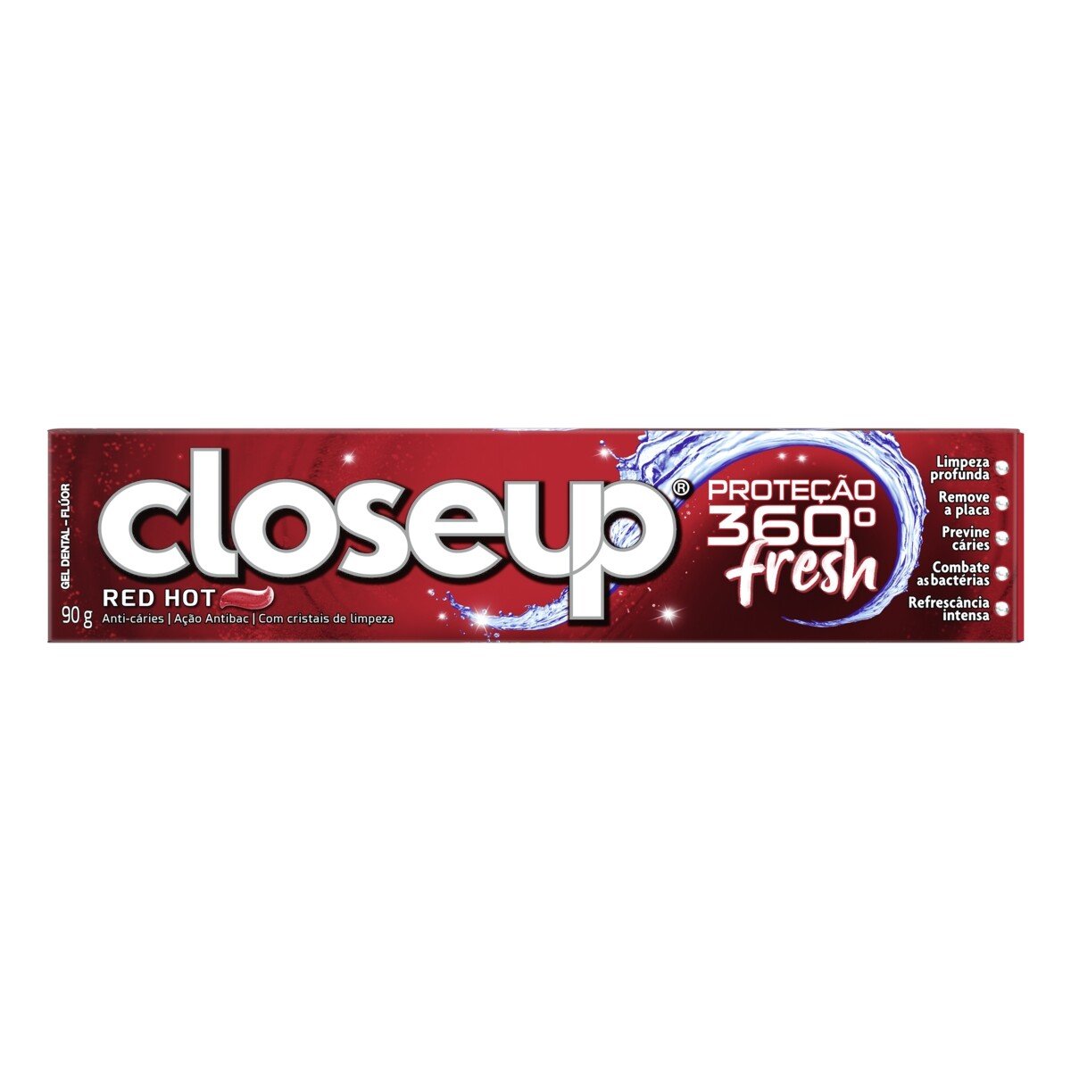 Capa do produto Creme Dental Close-Up Acao Profunda Red Hot 90G