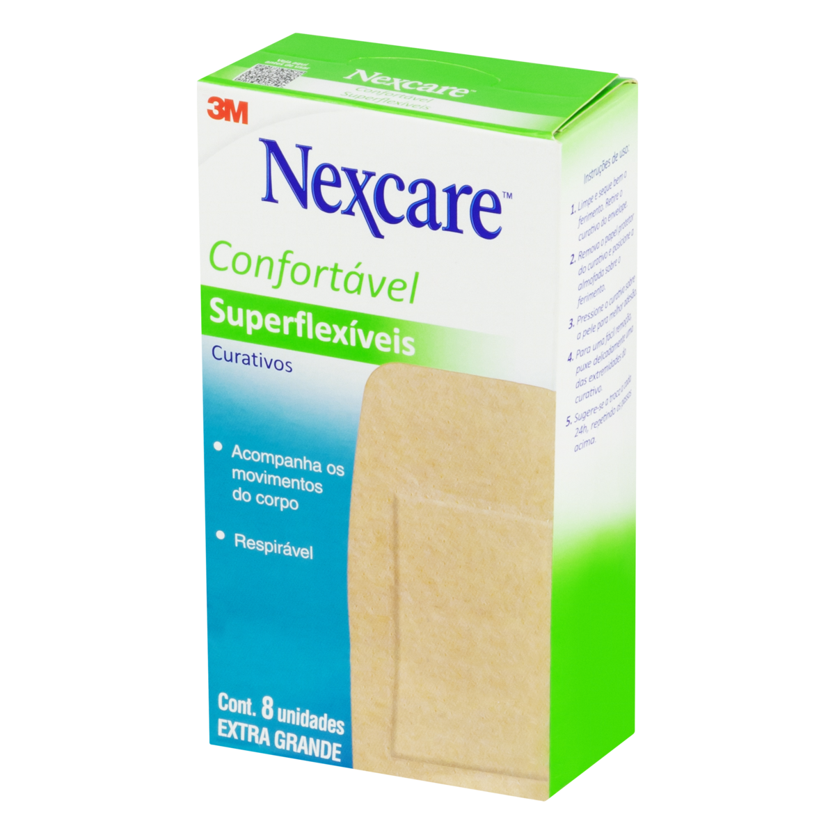 Capa do produto Curativo 3M Nexcare Superflexíveis Joelho E Cotovelo 8 Unidades