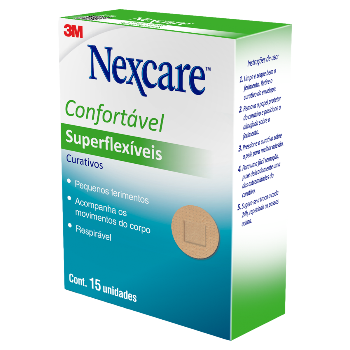 Capa do produto Curativo 3M Nexcare Superflexíveis Redondinhos 15 Unidades