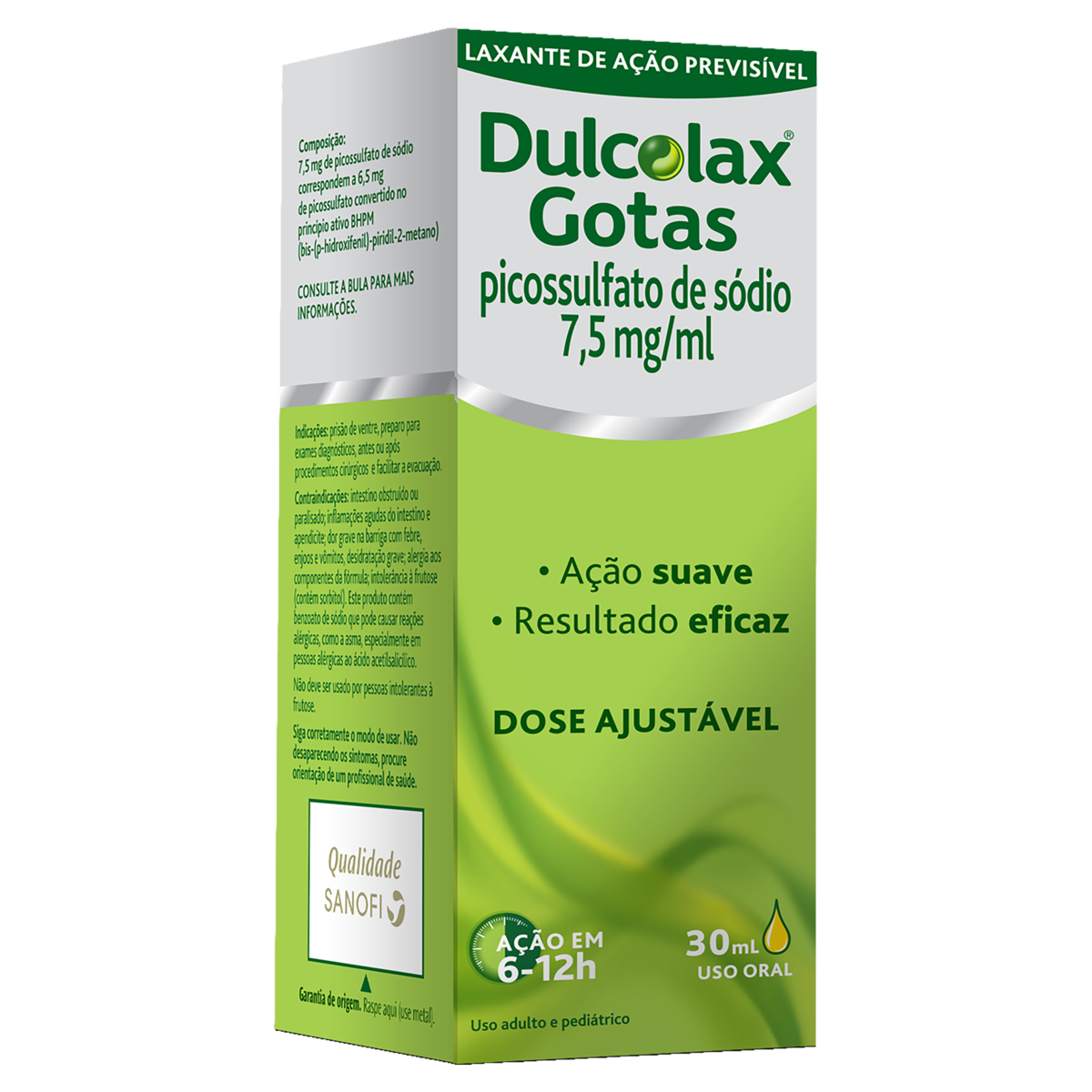 Capa do produto Dulcolax Gotas 7,5Mg Ml 30Ml