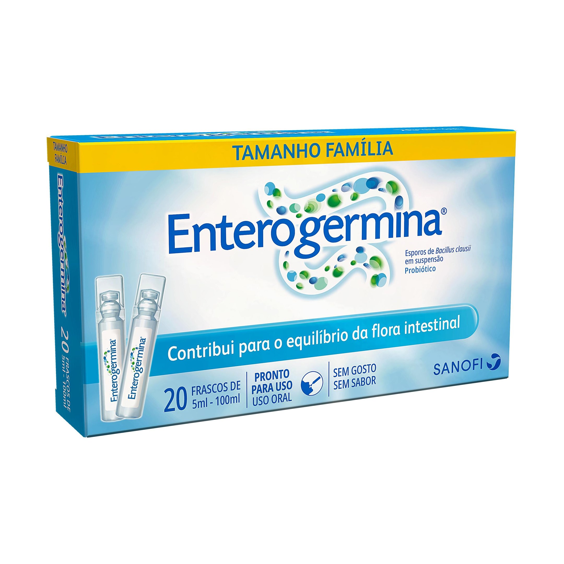 Capa do produto Enterogermina 20 flaconetes 5ml