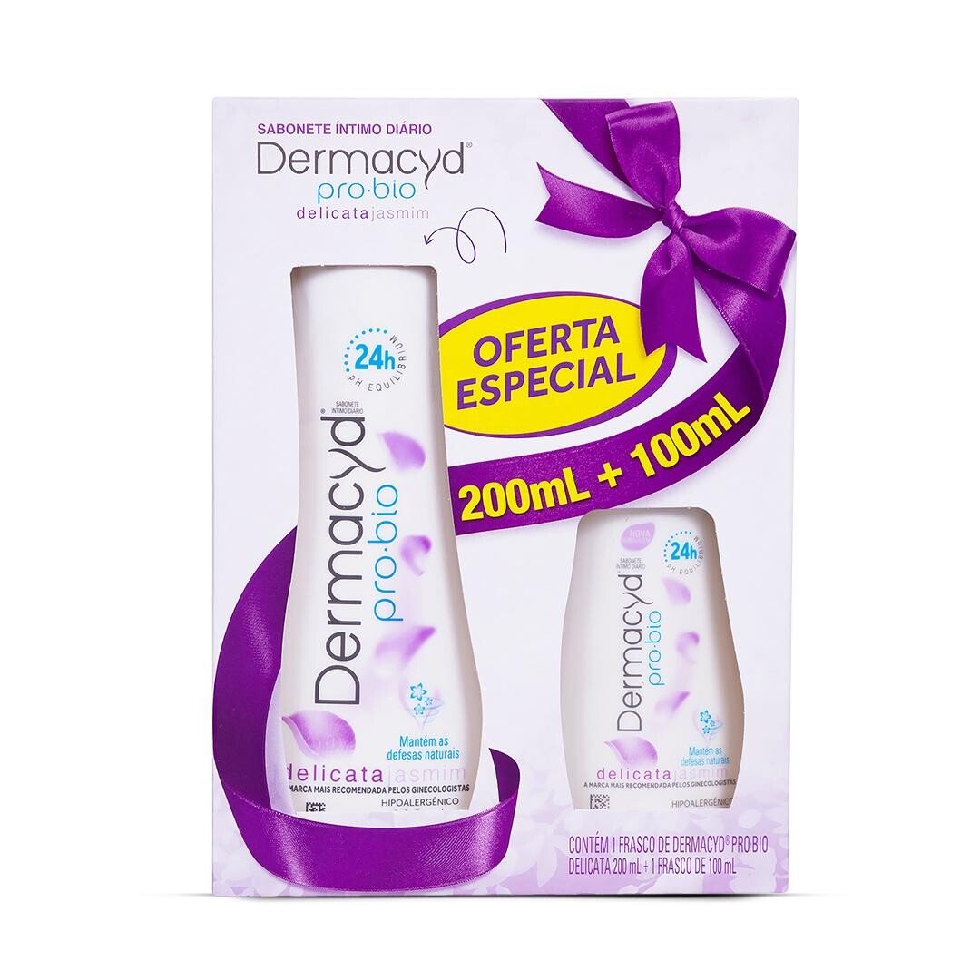 Capa do produto Kit Dermacyd 200Ml +100Ml Delicata Delicata 300Ml