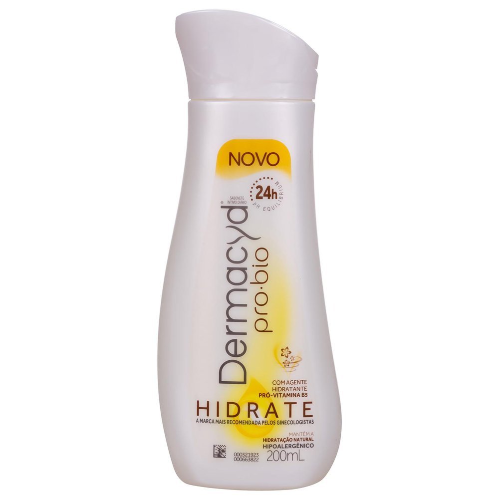 Capa do produto Sabonete Líquido Íntimo Dermacyd Hidrate 200Ml