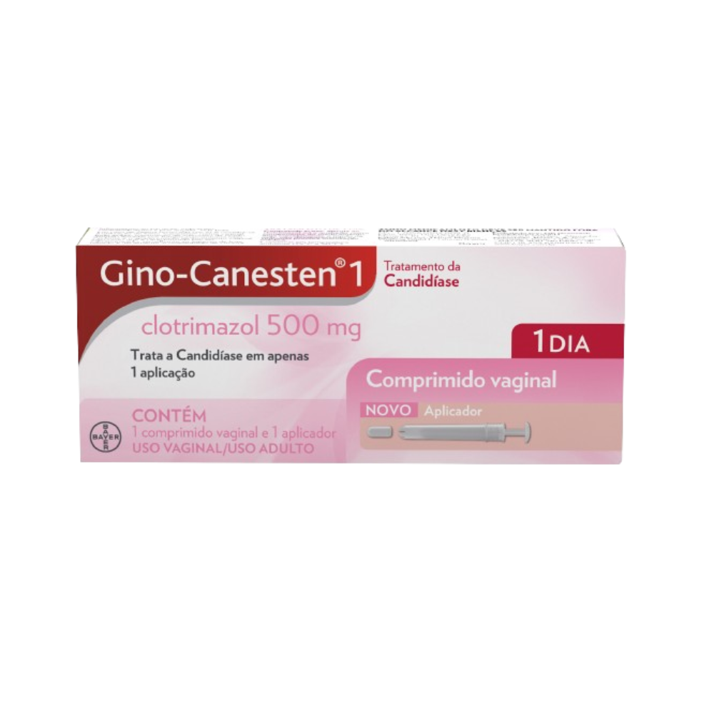 Capa do produto Gino-Canesten 1 500mg 1 Comprimido Vaginal + 1 Aplicador