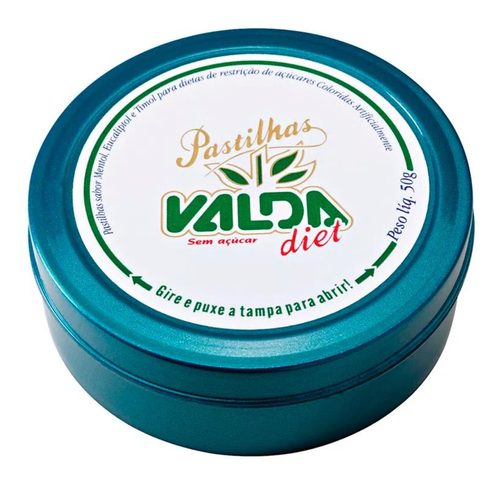 Capa do produto Pastilhas Valda Diet Display Sem Açúcar 50G