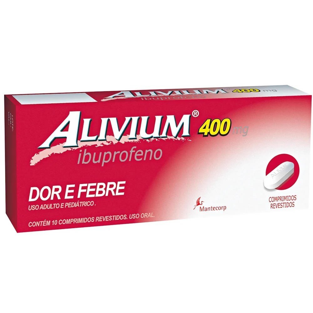 Capa do produto Alivium 400Mg 10 Comprimidos Revestidos