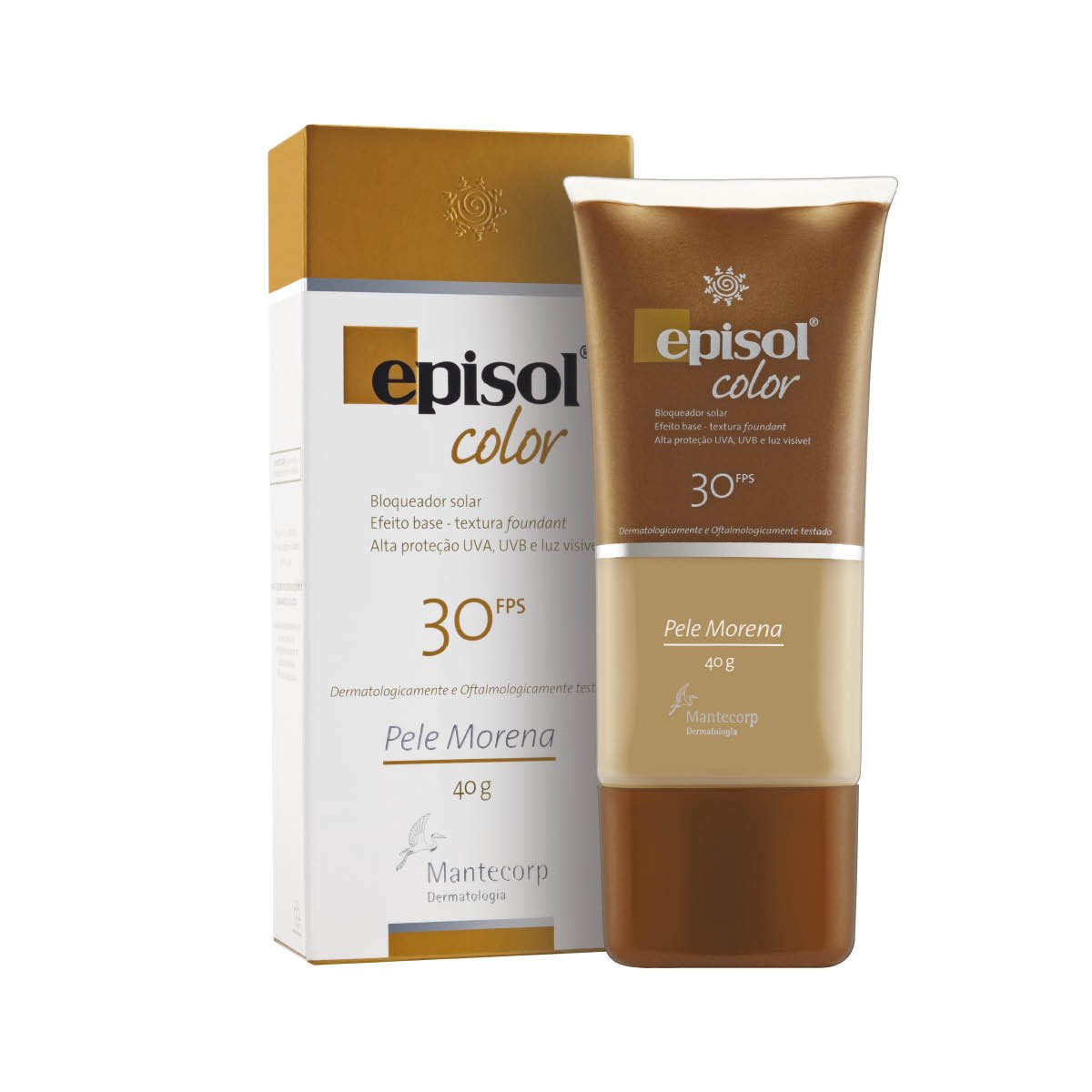 Capa do produto Protetor Solar Facial Episol Pele Morena Fps 30 40G