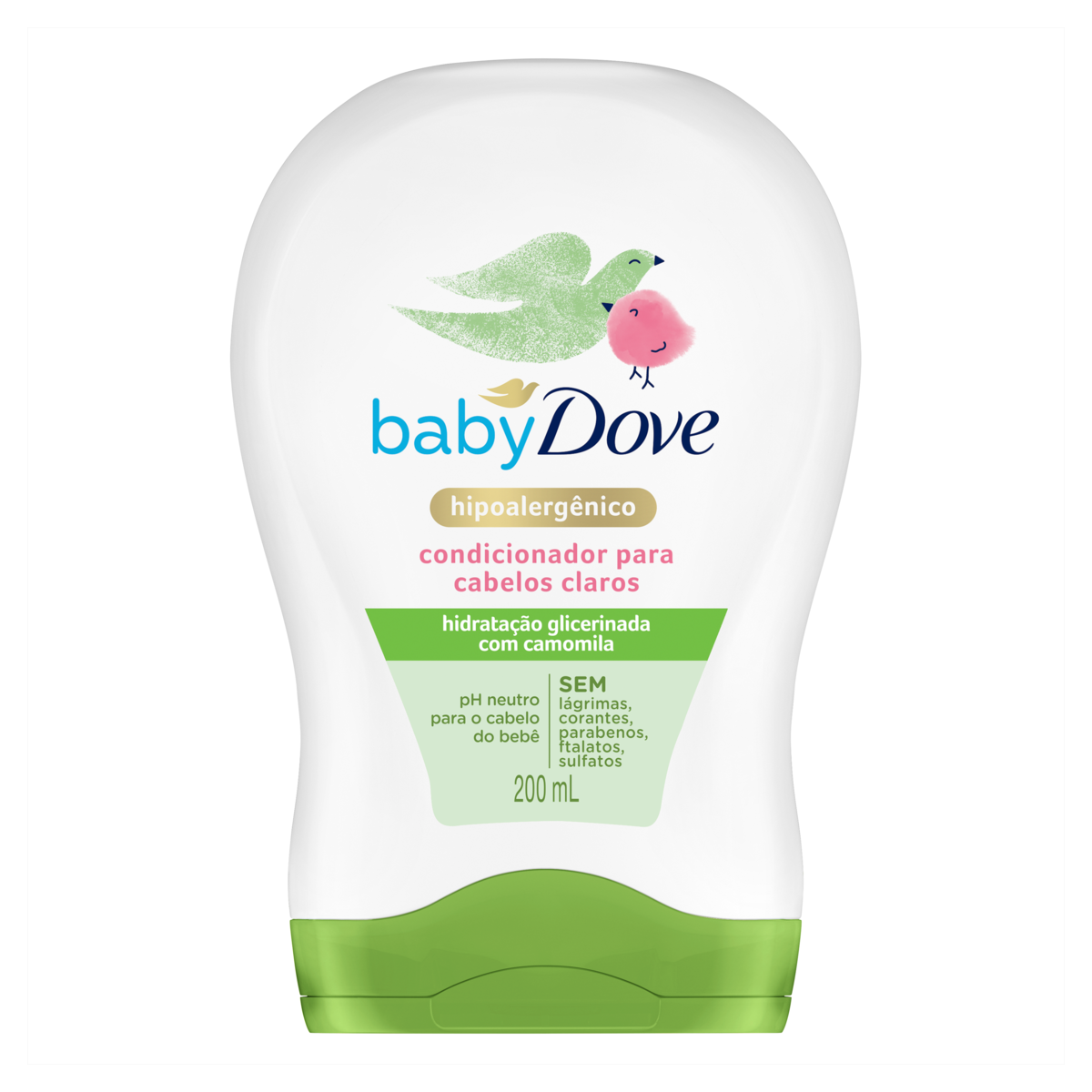 Capa do produto Condicionador Baby Dove Hidratação Enriquecida Cabelos Claros 200Ml