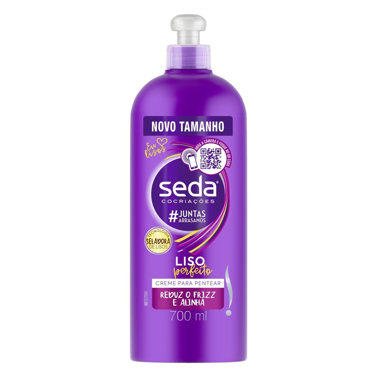 Capa do produto Creme Para Pentear Seda Cocriações Liso Perfeito Frasco 700Ml