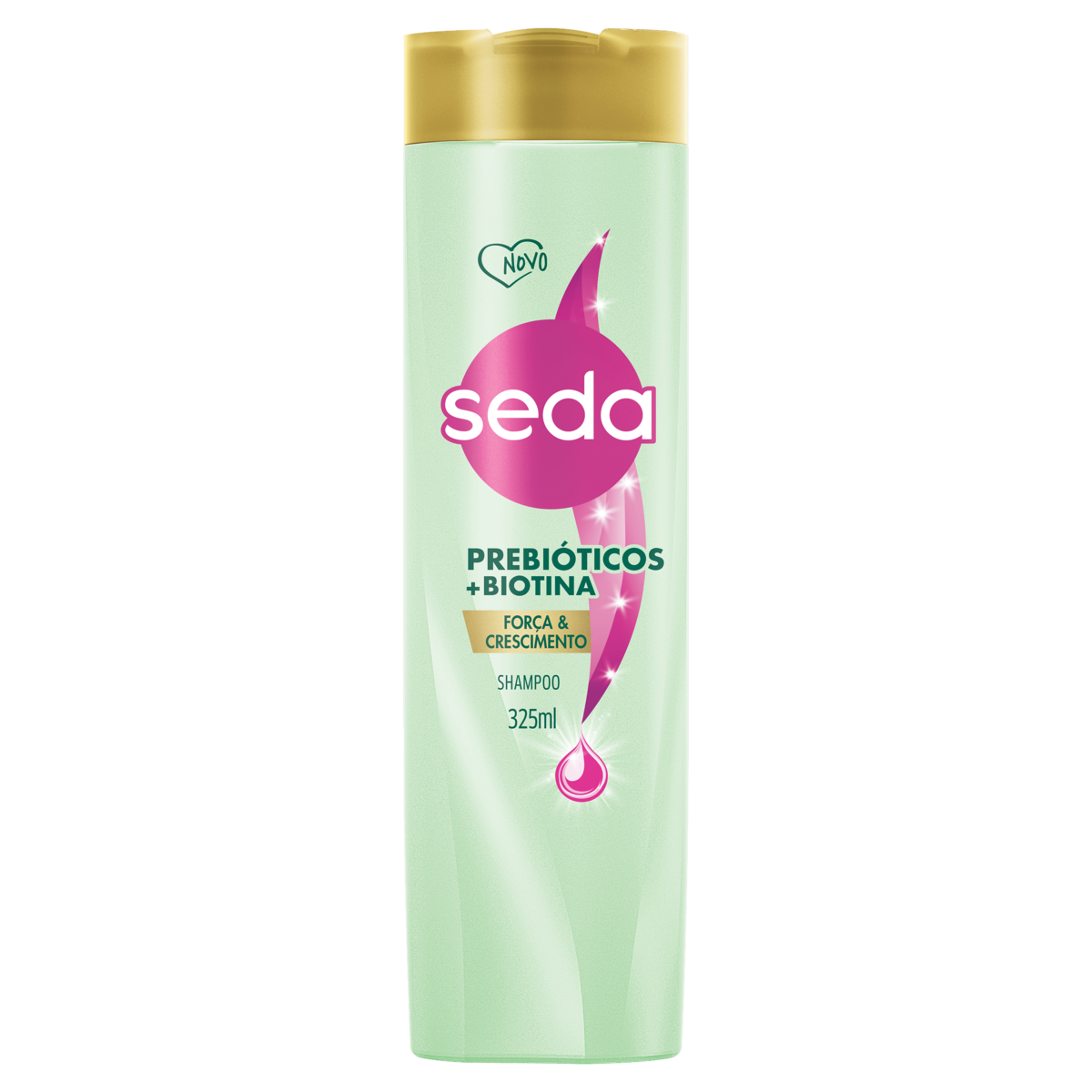 Capa do produto Shampoo Seda Prebióticos + Biotina Frasco 325Ml