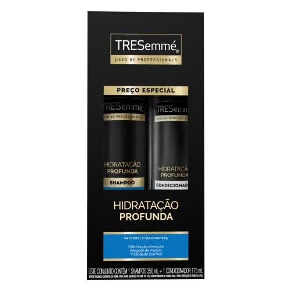 Capa do produto Kit Tresemmé Shampoo 350Ml + Condicionador 175Ml